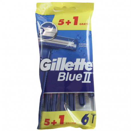 GILLETTE BLUE II DESECHABLE 5+1U