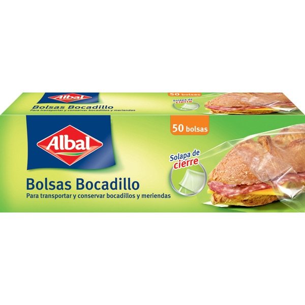 ALBAL BOLSAS BOCATA 17X24 50U