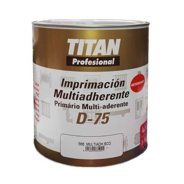 TITAN PROFESIONAL IMPRIMACION MULTIADHERENTE BLANCA 4L  D75