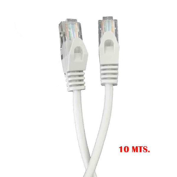 CABLE ETHERNET 10M RJ45 CAT6   1000Mbs