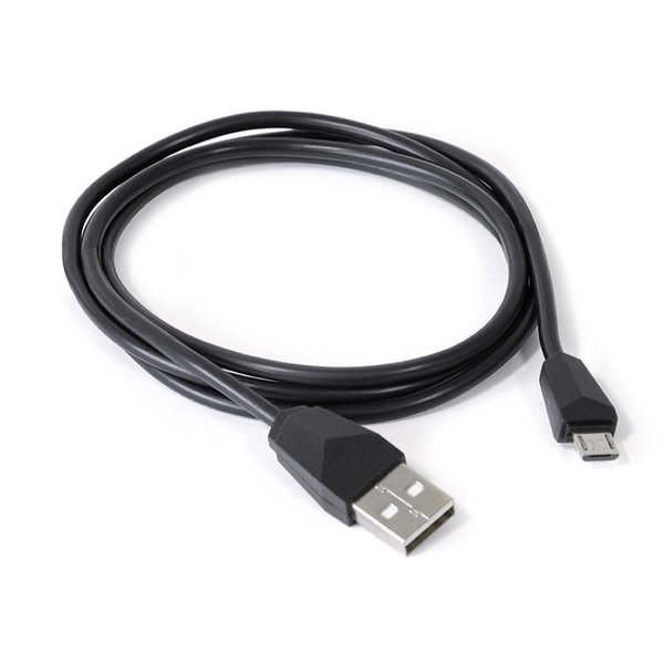 CABLE CONEXION USB - MICRO USB 1M NEGRO