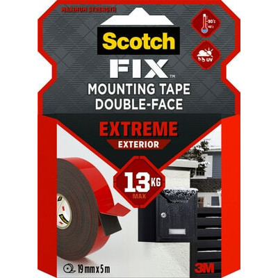 SCOTCH FIX MOUNTING TAPE 19MM X 5M